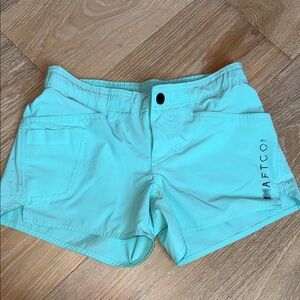 AFTCO Women's Light Blue Cargo Shorts